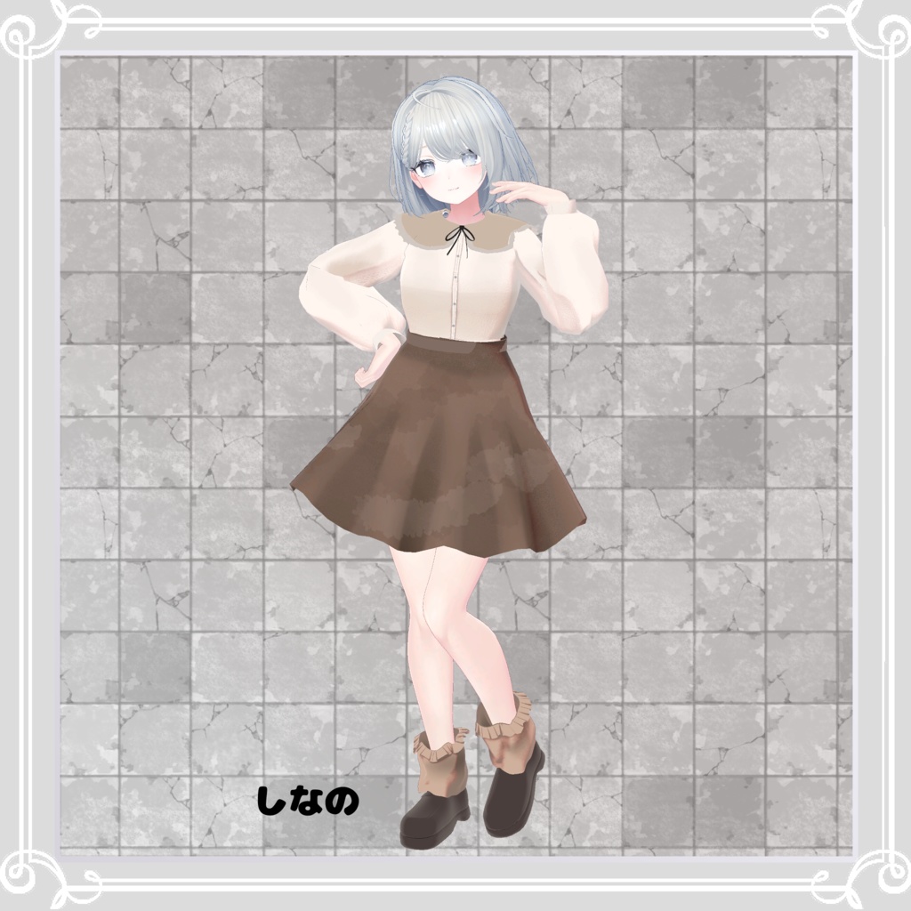 【複数アバター対応】 warm voice 【VRChat向け3D衣装】