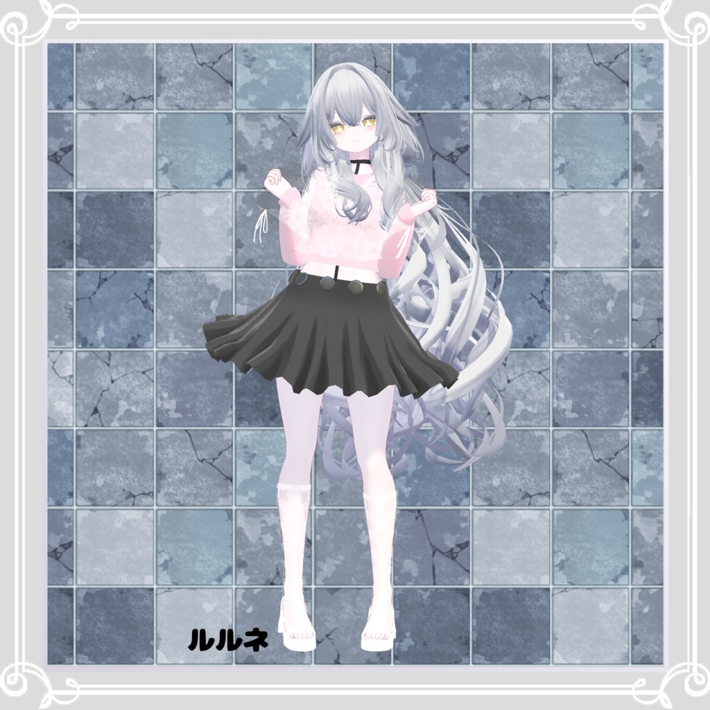 【複数アバター対応】 slight sleep 【VRChat向け3D衣装】