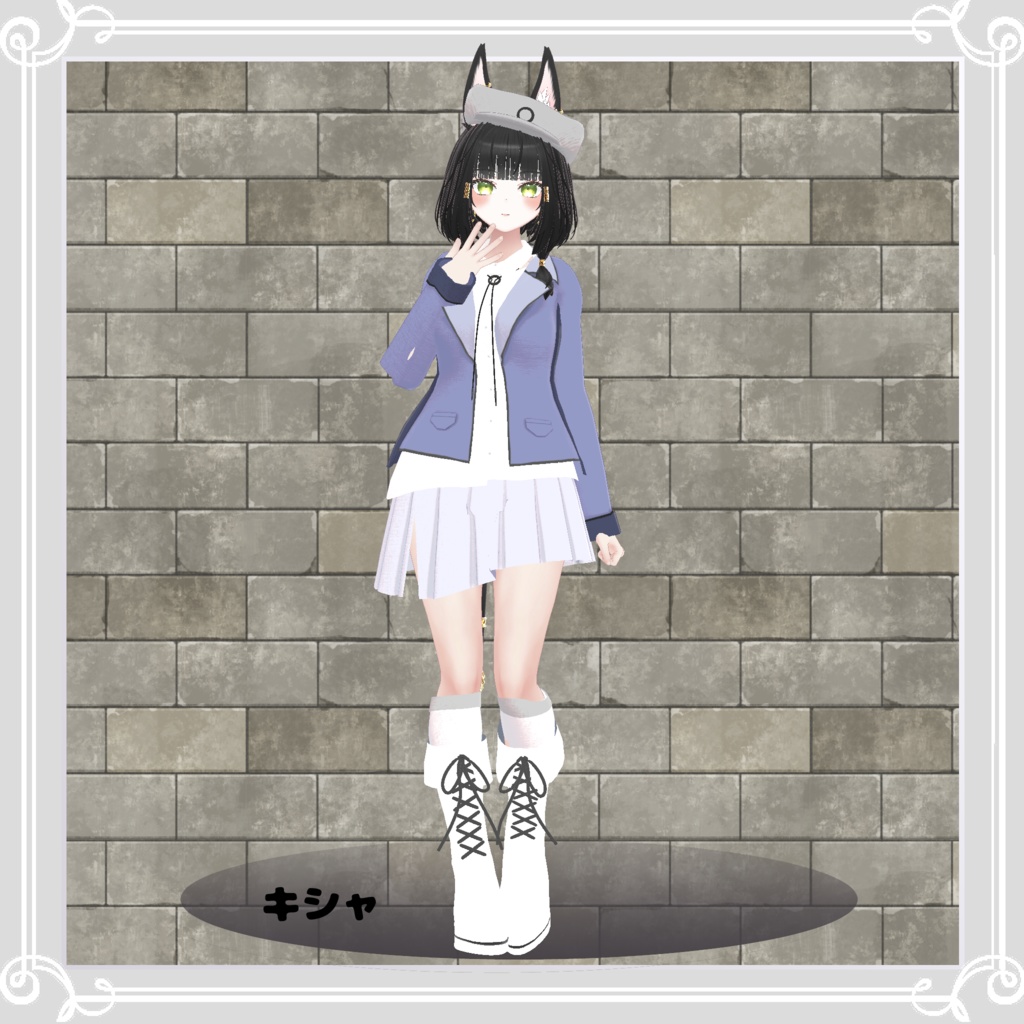 【複数アバター対応】 p-revolution 【VRChat向け3D衣装】