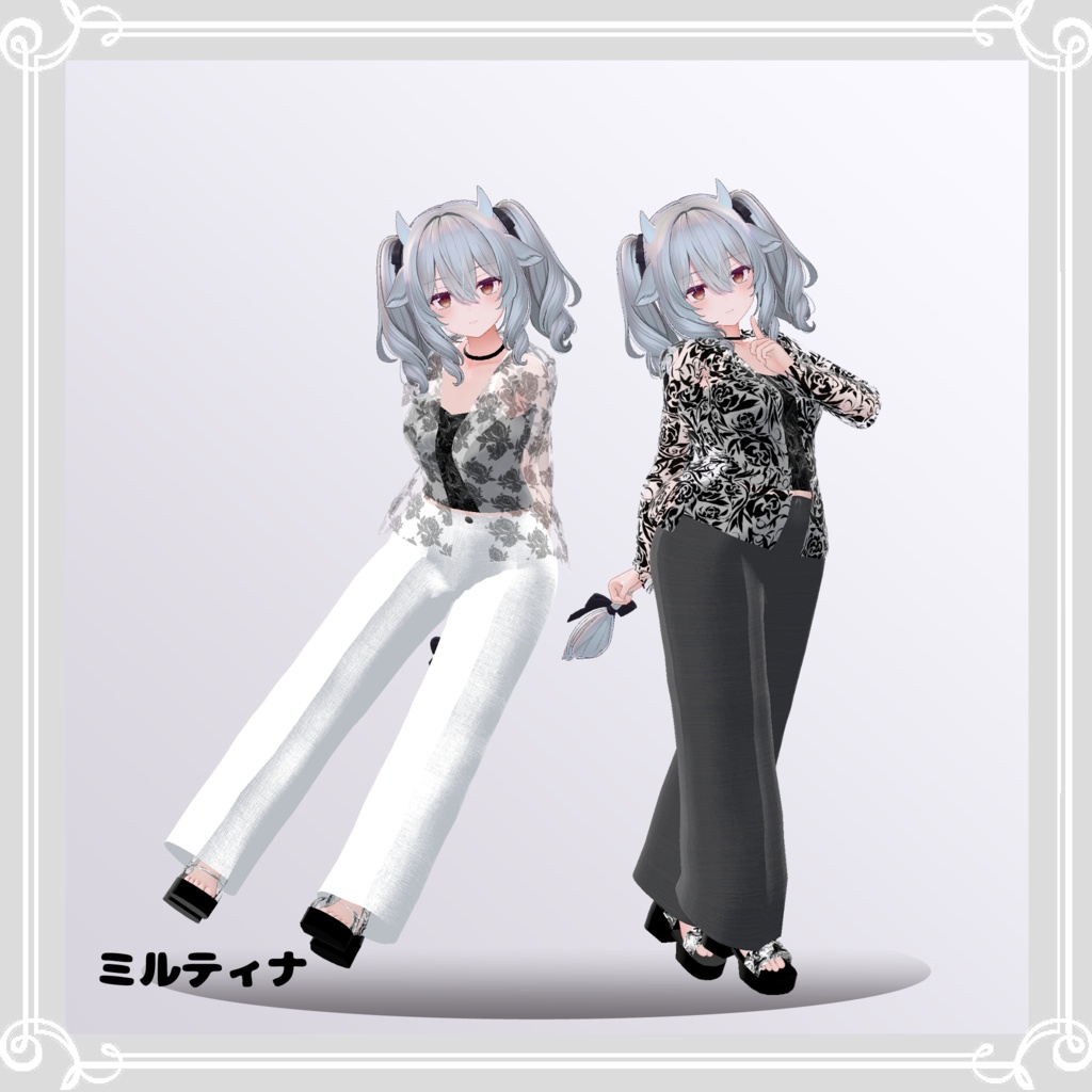 【複数アバター対応】 ghost 【VRChat向け3D衣装】