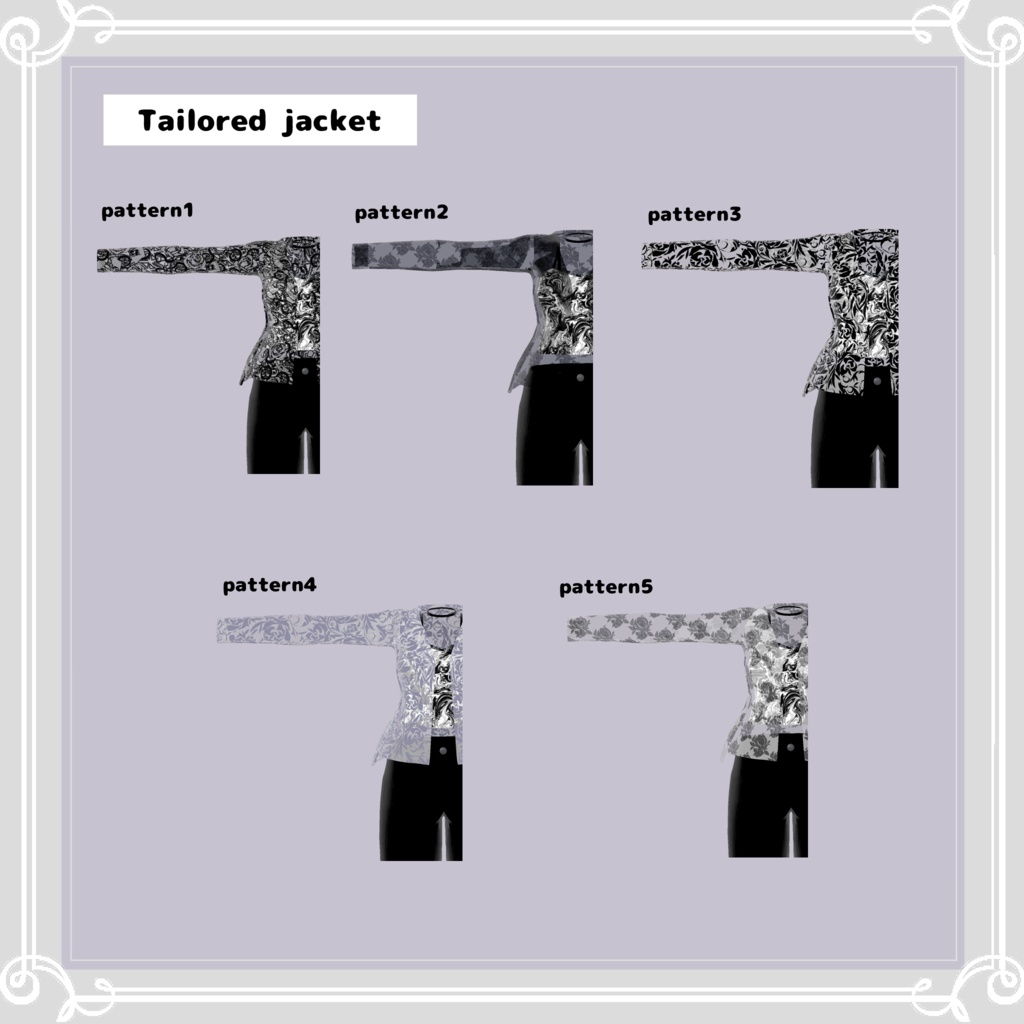 【複数アバター対応】 ghost 【VRChat向け3D衣装】