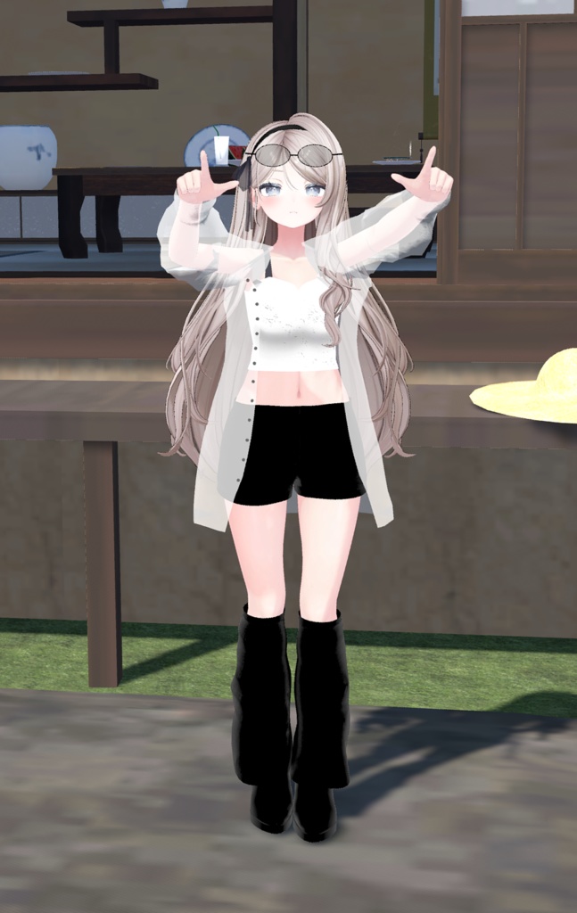 【複数アバター対応】 reine noire 【VRChat向け3D衣装】