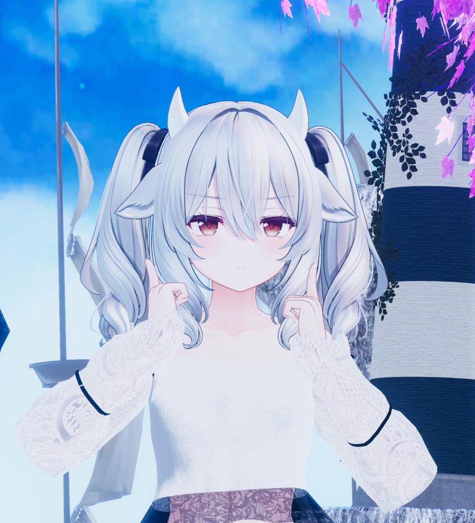 【複数アバター対応】 vent noir 【VRChat向け3D衣装】