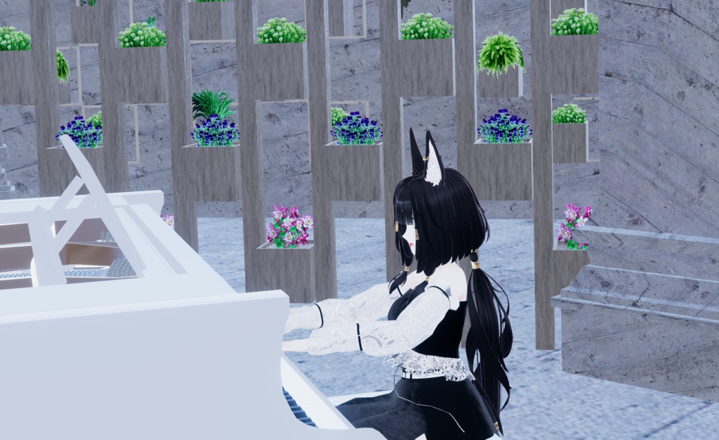 【複数アバター対応】 vent noir 【VRChat向け3D衣装】