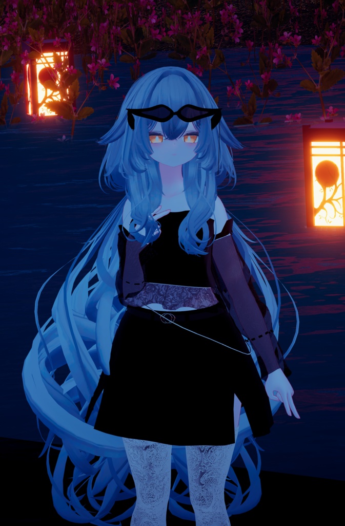 【複数アバター対応】 vent noir 【VRChat向け3D衣装】