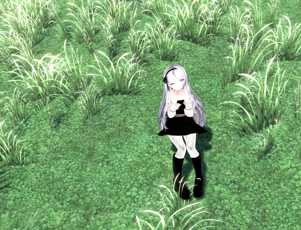 【複数アバター対応】 vent noir 【VRChat向け3D衣装】