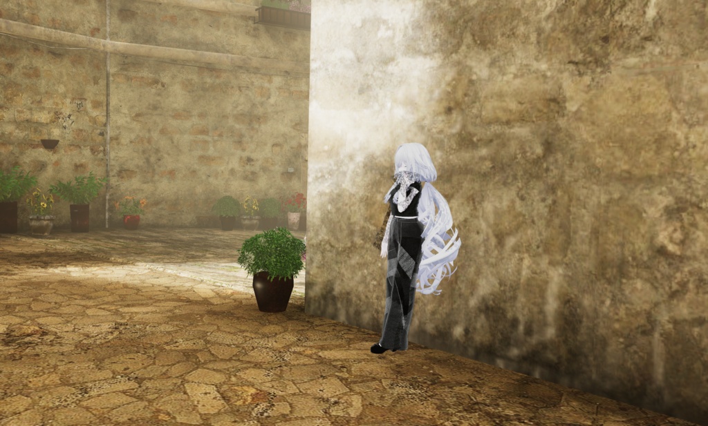 【複数アバター対応】 profound grayscale 【VRChat向け3D衣装】