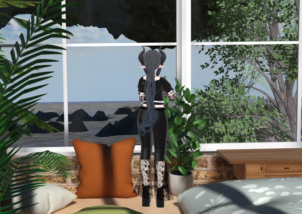 【複数アバター対応】 The flowers 【VRChat向け3D衣装】