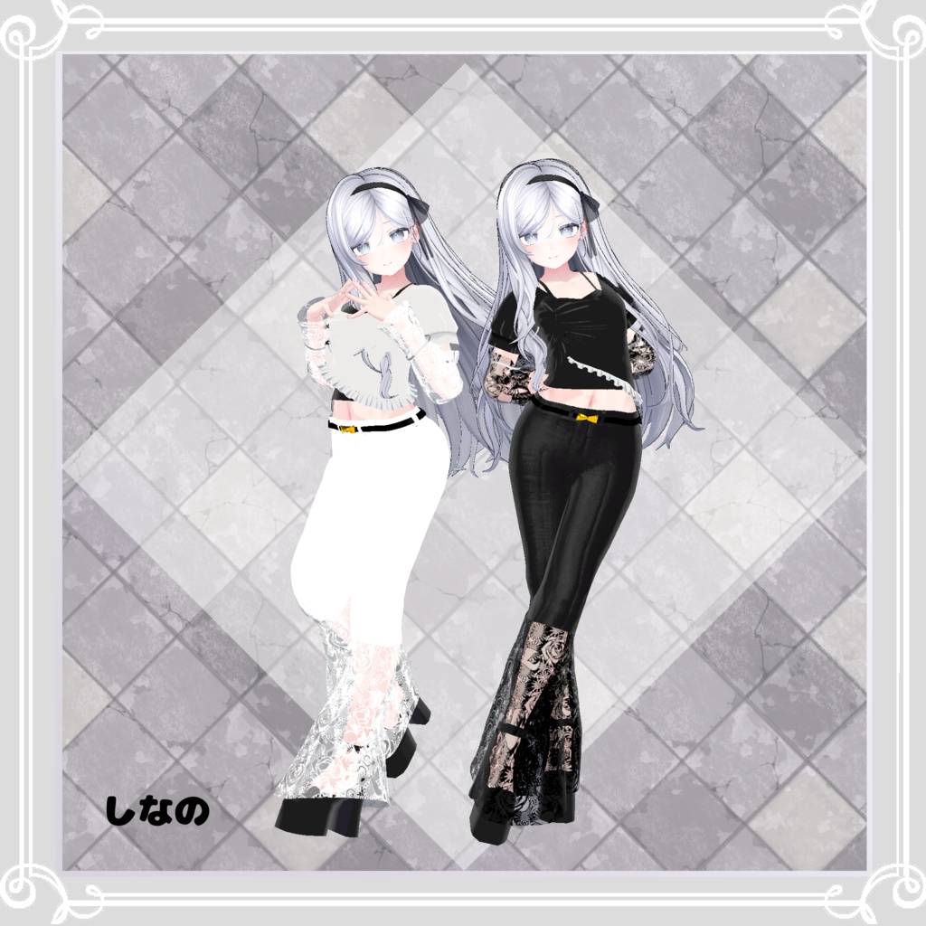 【複数アバター対応】 The flowers 【VRChat向け3D衣装】