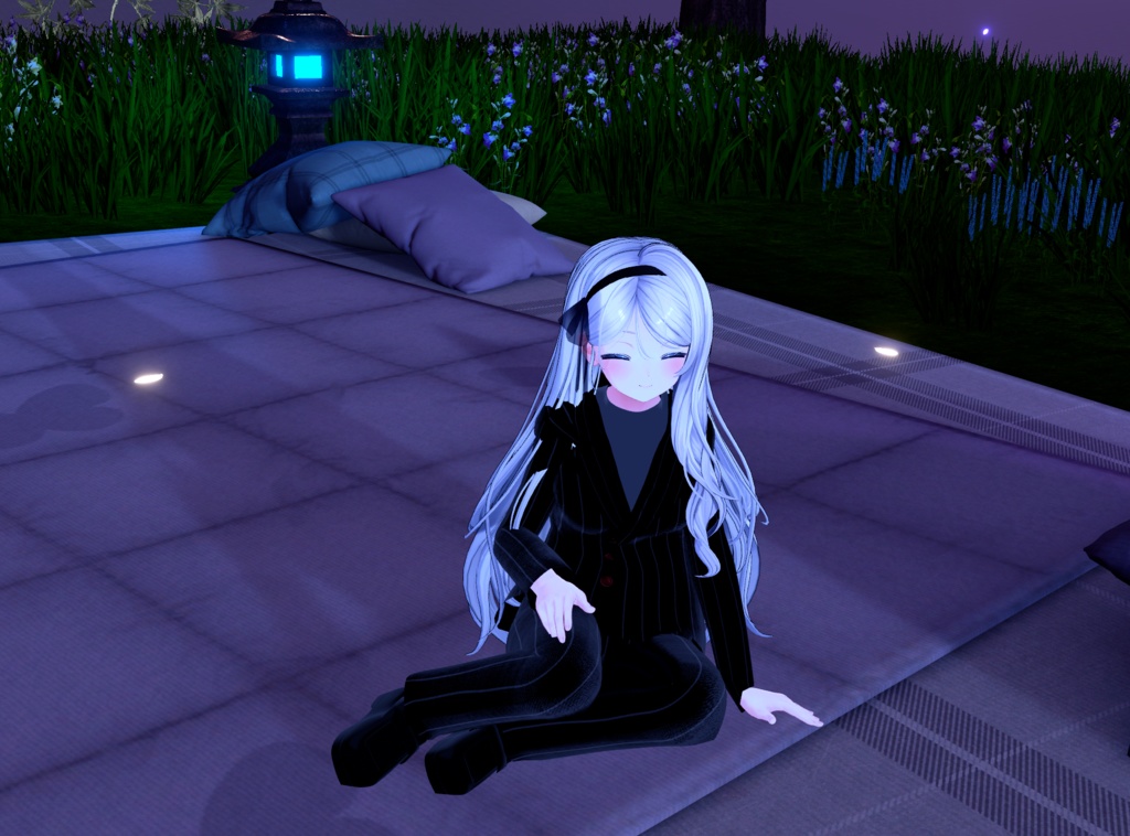 【FREE/無料/複数アバター対応】 Black Fog 【VRChat向け3D衣装】