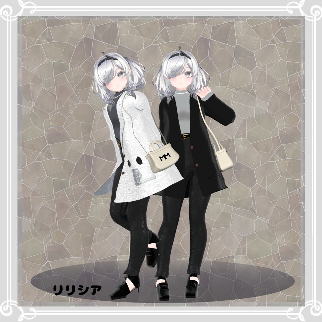 【複数アバター対応】 Re skinny 【VRChat向け3D衣装】