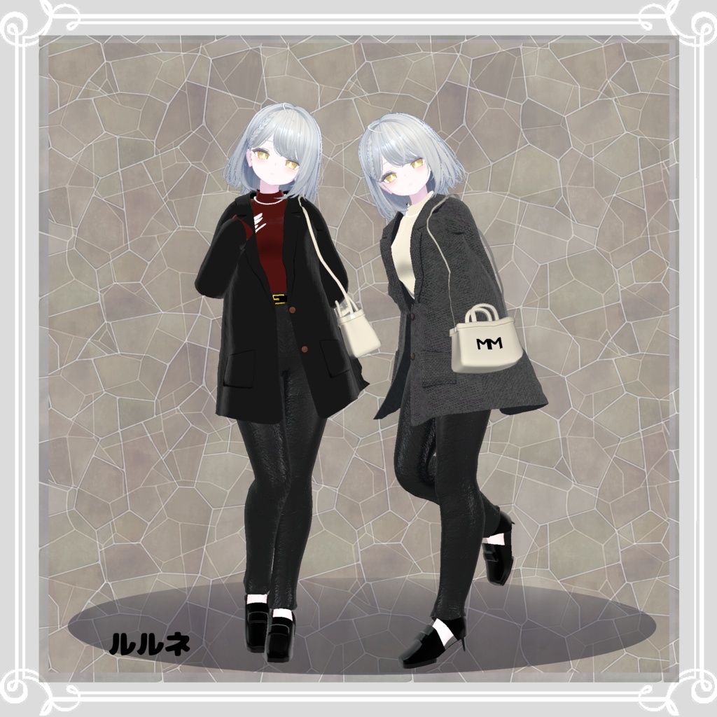 【複数アバター対応】 Re skinny 【VRChat向け3D衣装】