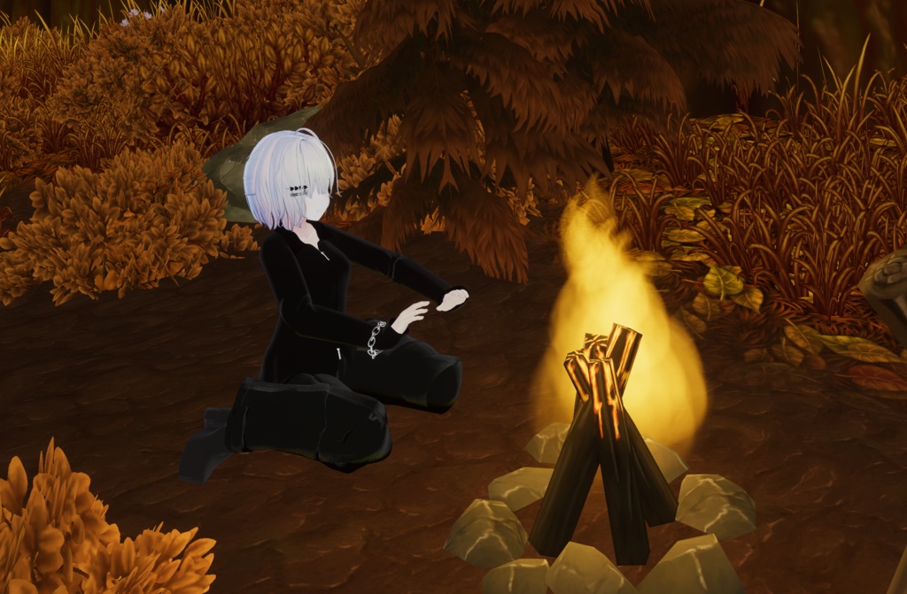 【複数アバター対応】 Black Cargo 2.0 【VRChat向け3D衣装】