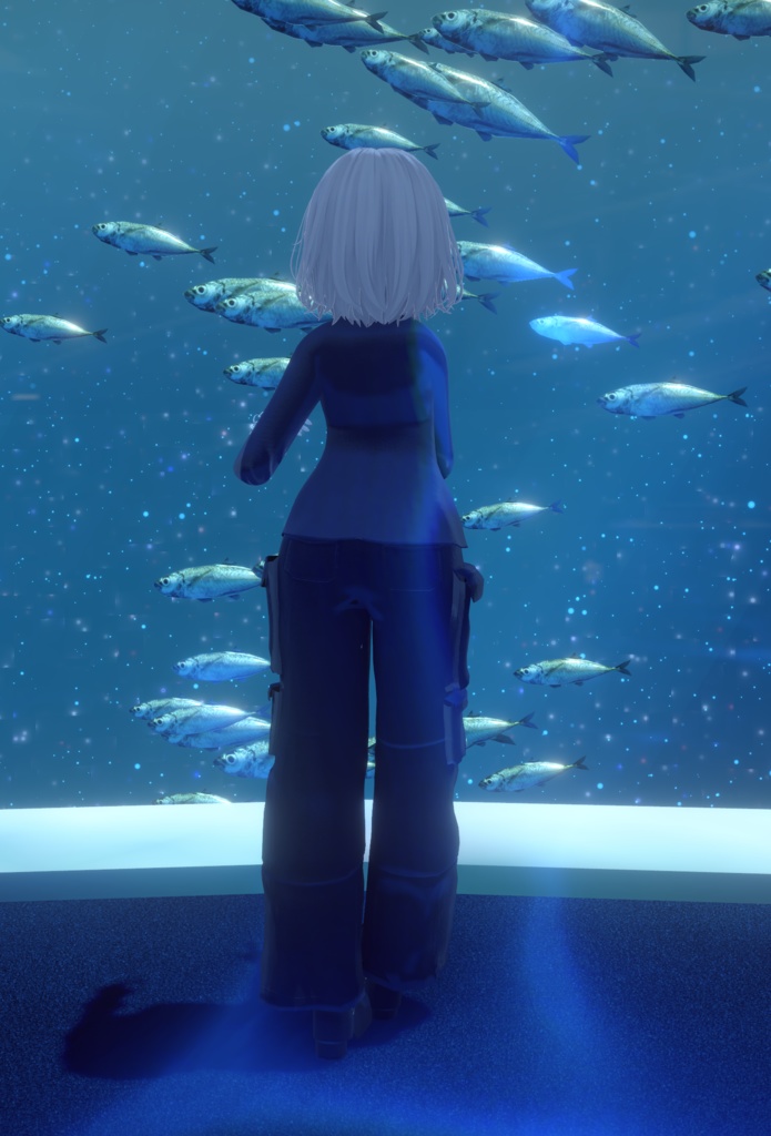 【複数アバター対応】 Black Cargo 2.0 【VRChat向け3D衣装】