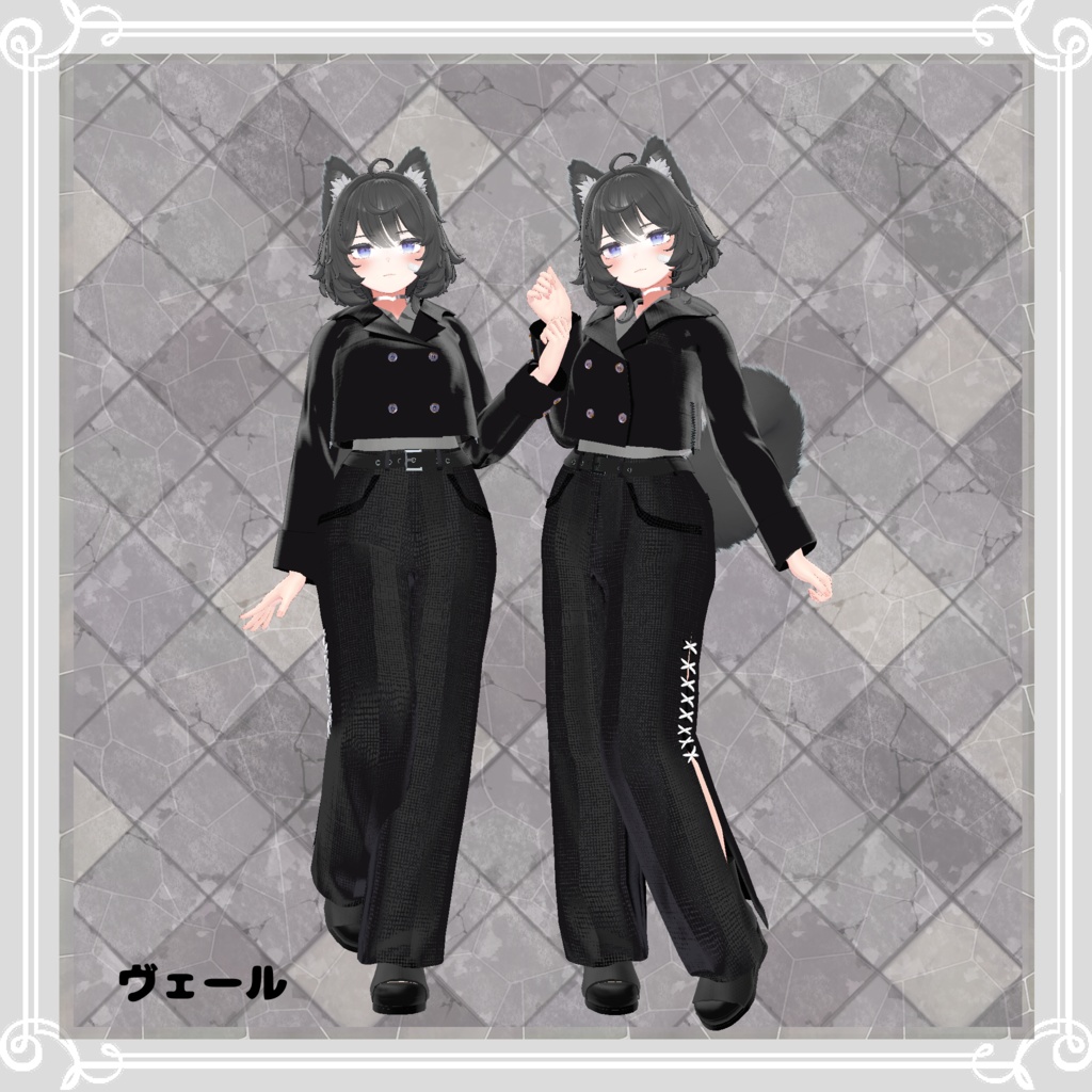 【複数アバター対応】 Earth Flower 【VRChat向け3D衣装】