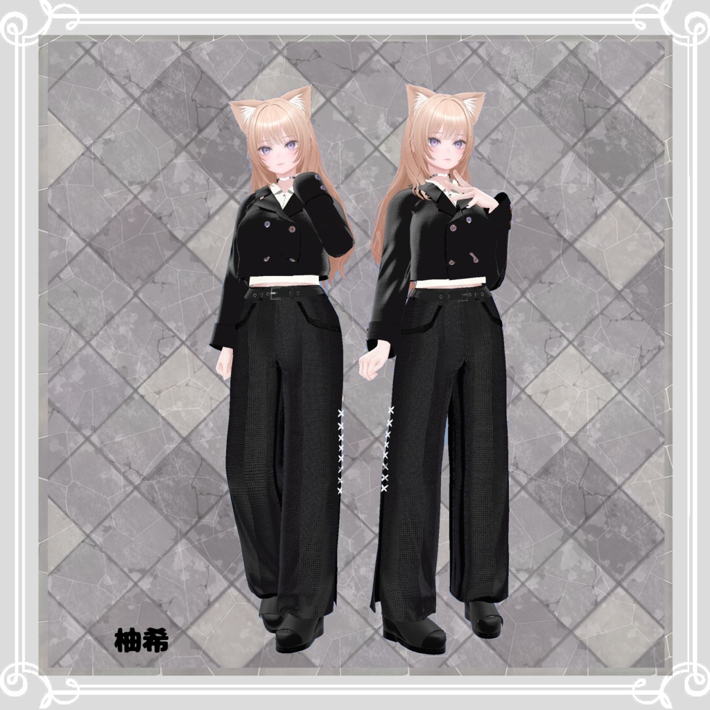 【複数アバター対応】 Earth Flower 【VRChat向け3D衣装】