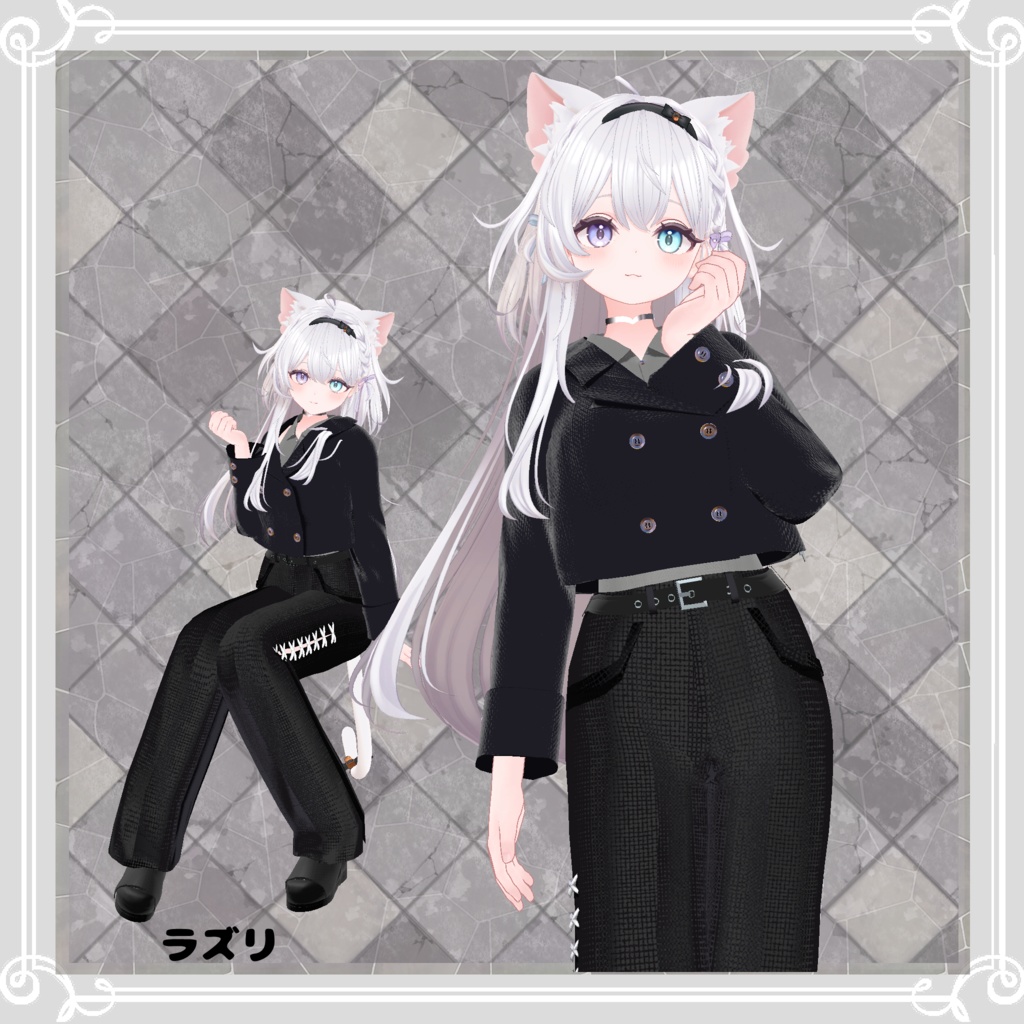 【複数アバター対応】 Earth Flower 【VRChat向け3D衣装】