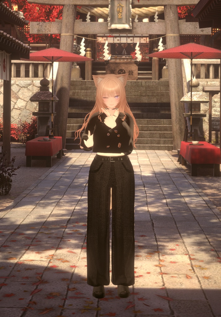 【複数アバター対応】 Earth Flower 【VRChat向け3D衣装】