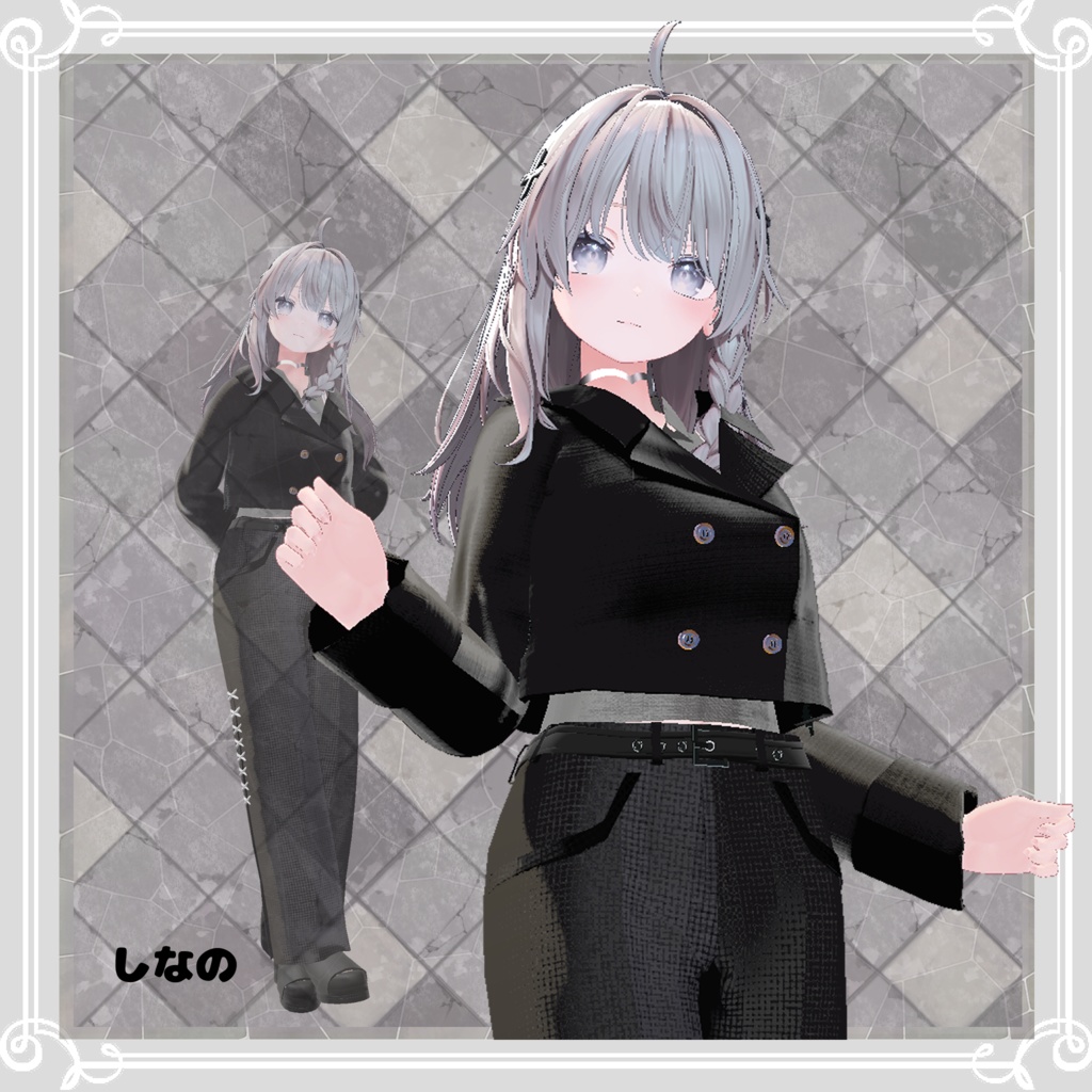 【複数アバター対応】 Earth Flower 【VRChat向け3D衣装】