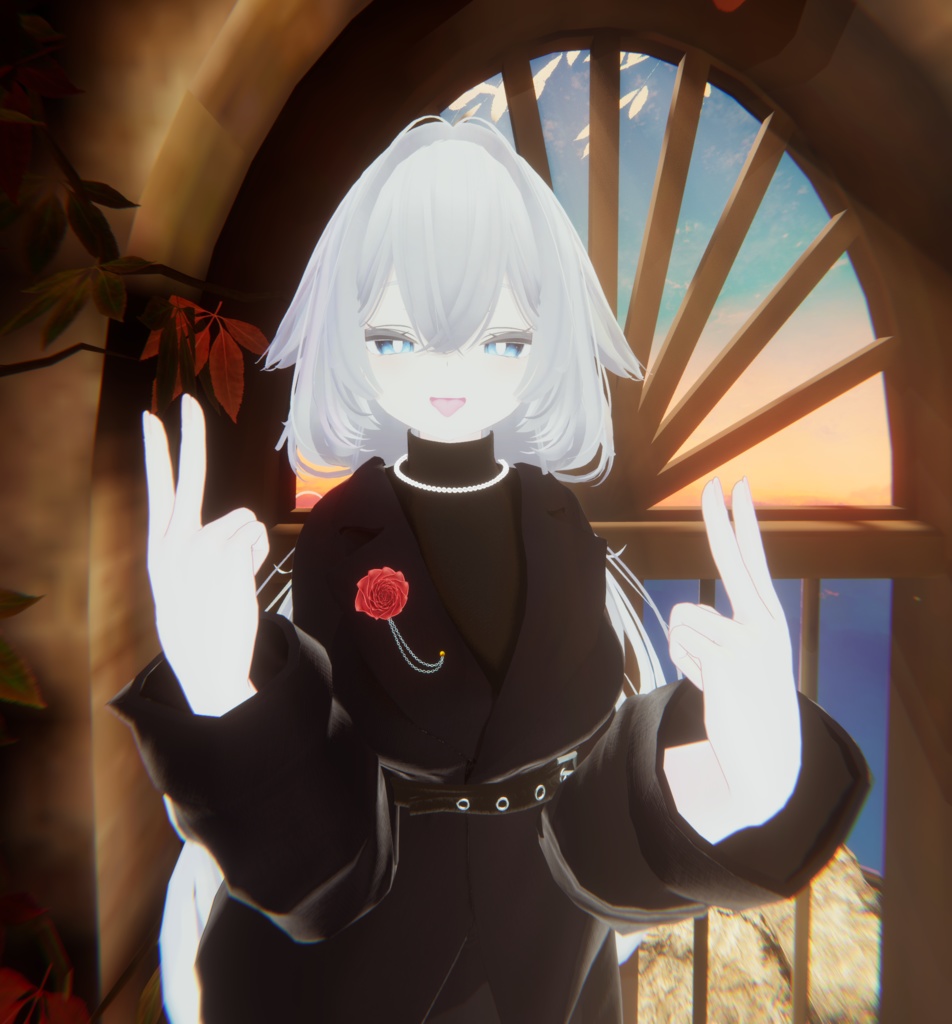 【複数アバター対応】 Imperial Rose 【VRChat向け3D衣装】