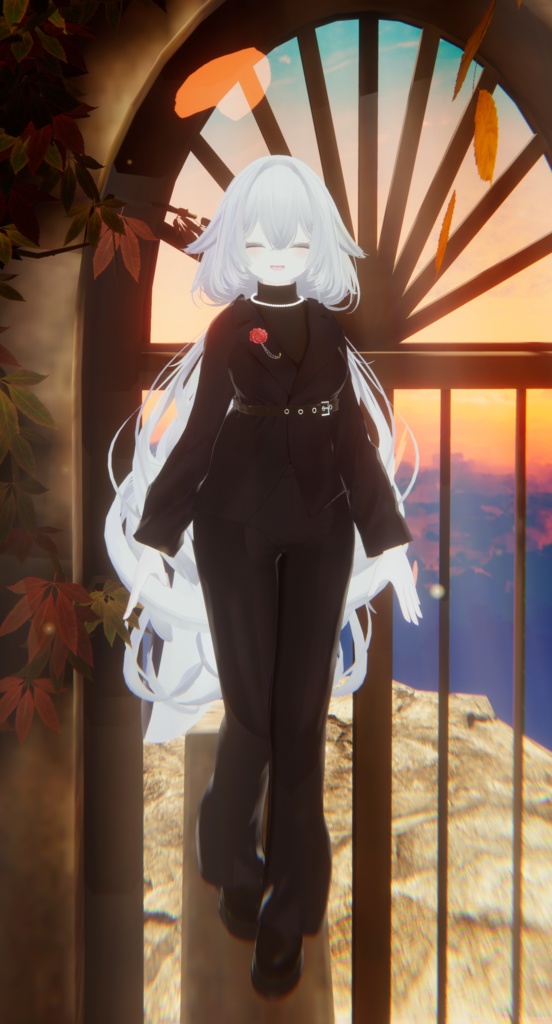 【複数アバター対応】 Imperial Rose 【VRChat向け3D衣装】