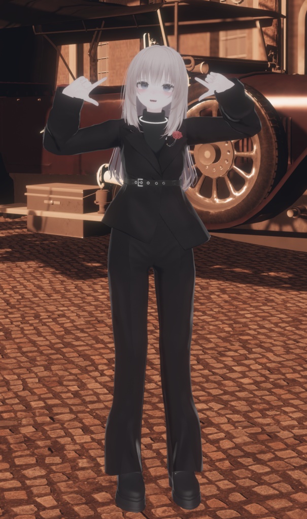 【複数アバター対応】 Imperial Rose 【VRChat向け3D衣装】