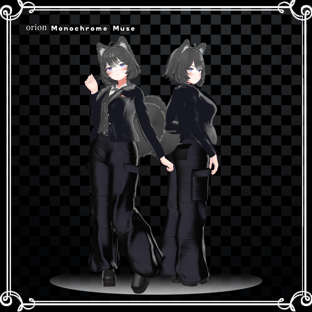 【複数アバター対応】 Knight 【VRChat向け3D衣装】