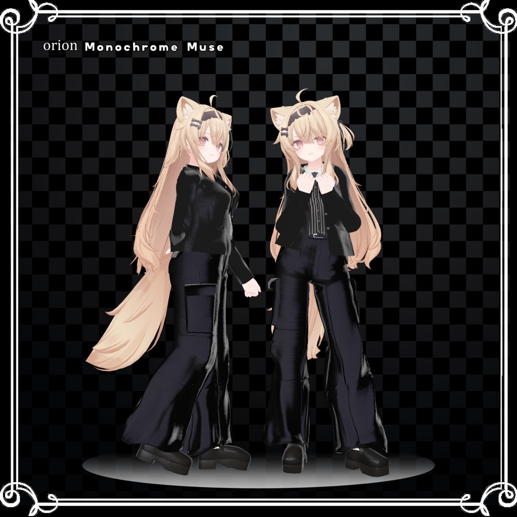 【複数アバター対応】 Knight 【VRChat向け3D衣装】