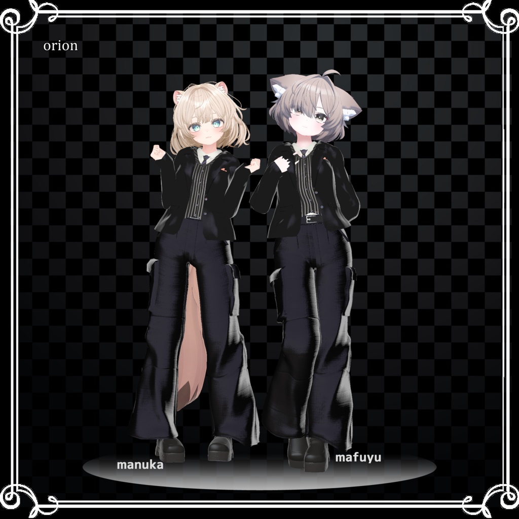 【ストリートモード・カーゴパンツスタイル】Knight 【複数アバター対応】
