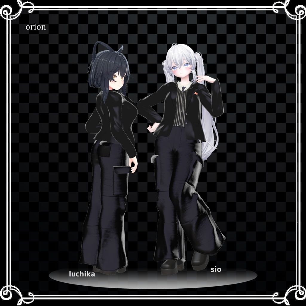 【ストリートモード・カーゴパンツスタイル】Knight 【複数アバター対応】