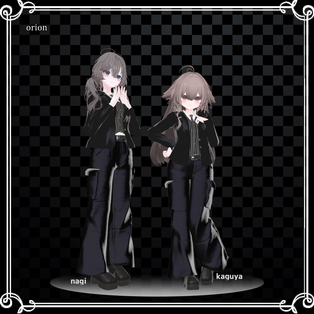 【ストリートモード・カーゴパンツスタイル】Knight 【複数アバター対応】