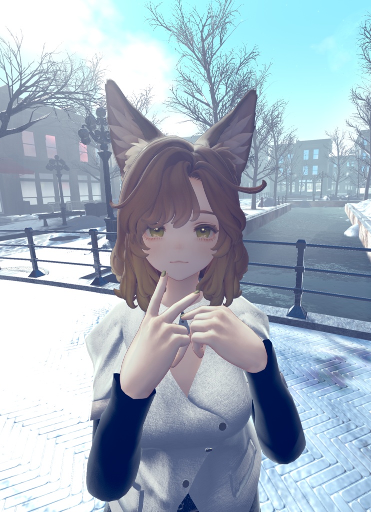 FREE【複数アバター対応】 heart 【VRChat向け3D衣装】