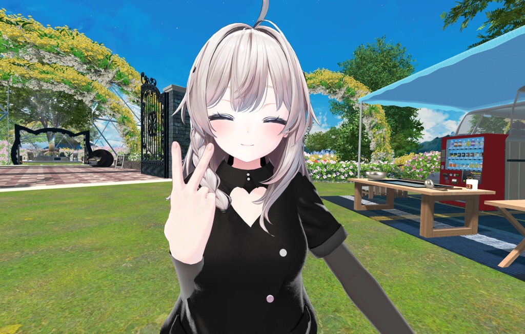 FREE【複数アバター対応】 heart 【VRChat向け3D衣装】