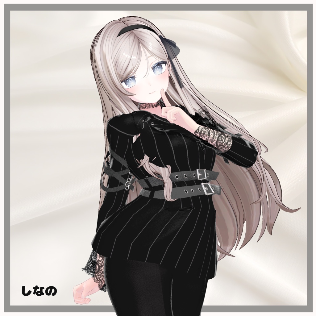 【複数アバター対応】 merci 【モードダークファッション-パンツスタイル.コーデ】