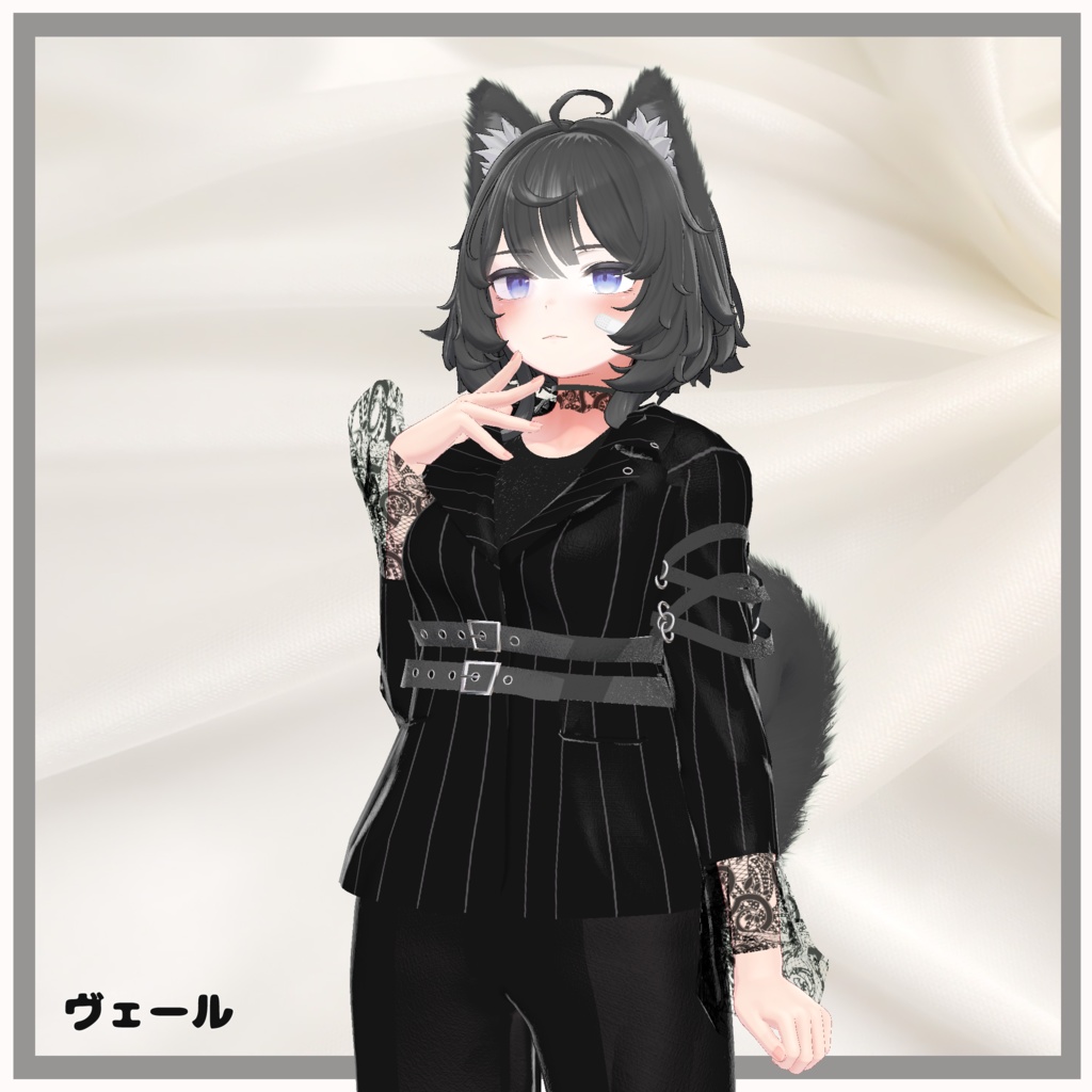 【複数アバター対応】 merci 【モードダークファッション-パンツスタイル.コーデ】