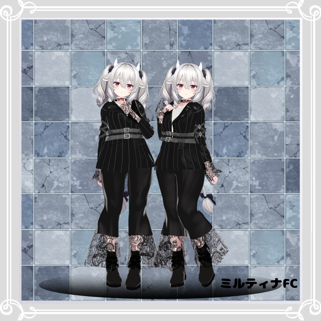 【複数アバター対応】 merci 【VRChat向け3D衣装】