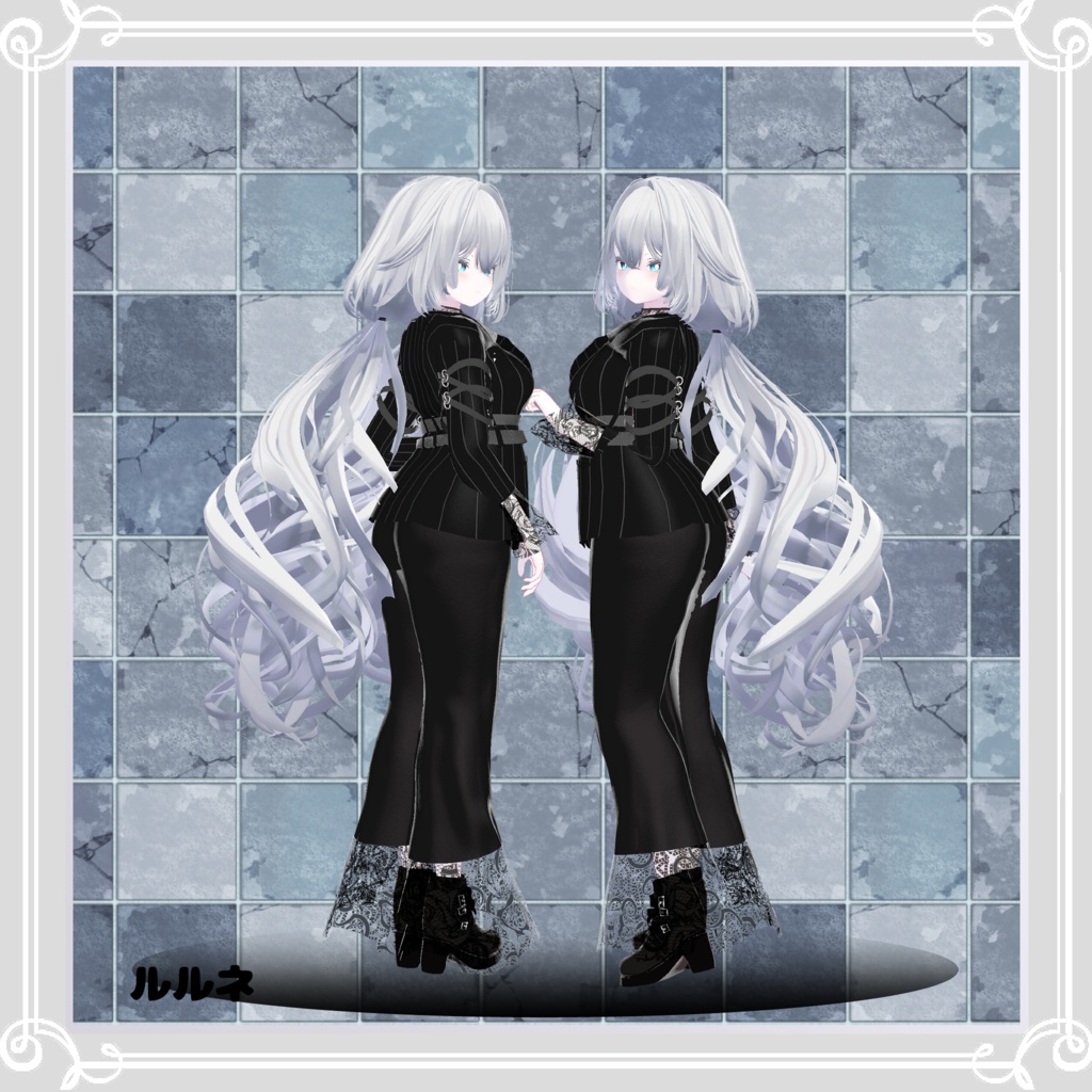 【複数アバター対応】 merci 【VRChat向け3D衣装】