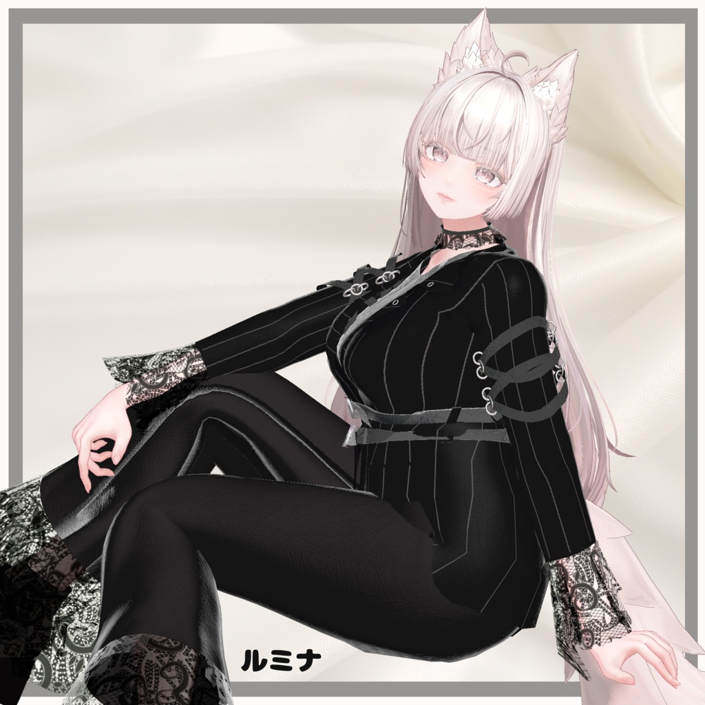 【複数アバター対応】 merci 【モードダークファッション-パンツスタイル.コーデ】