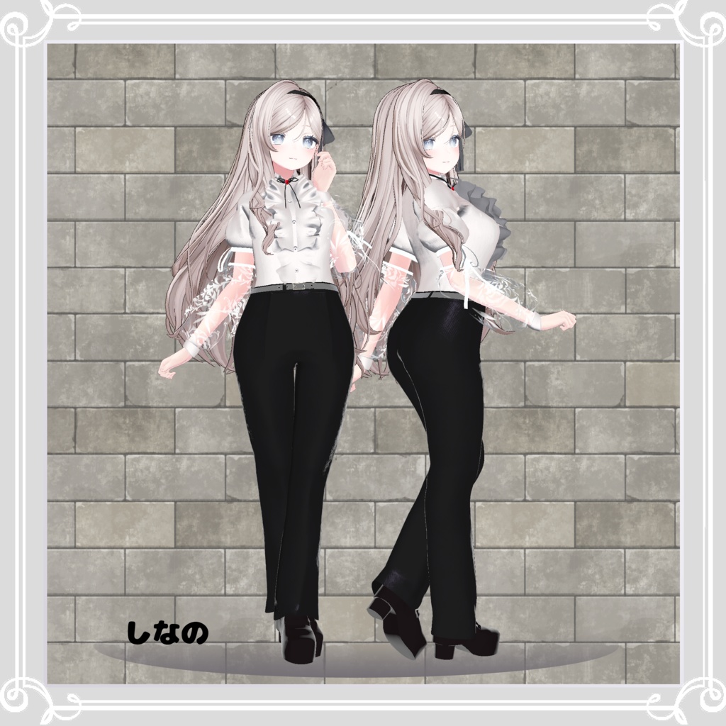 【複数アバター対応】 duke 【VRChat向け3D衣装】