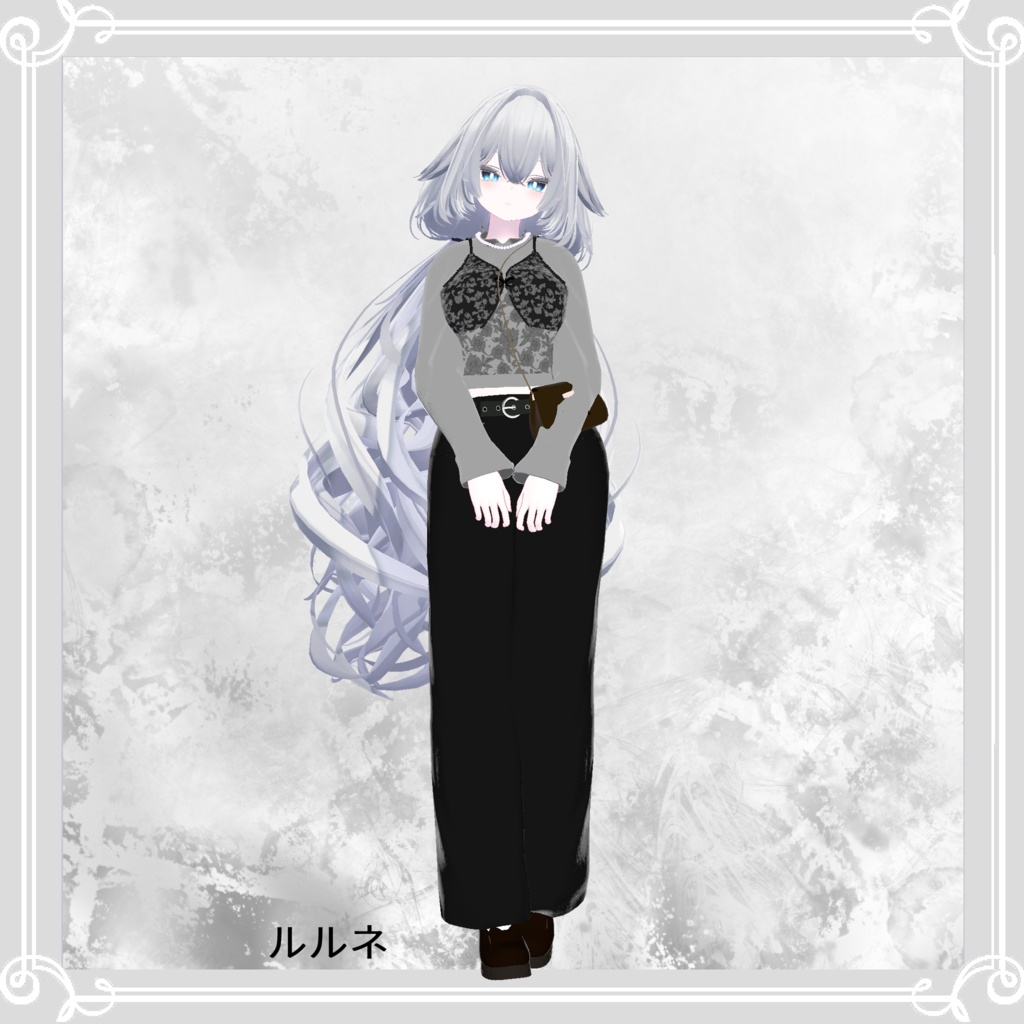 【複数アバター対応】 perfume bustier 【フェミニンビスチェーパンツスタイルコーデ】