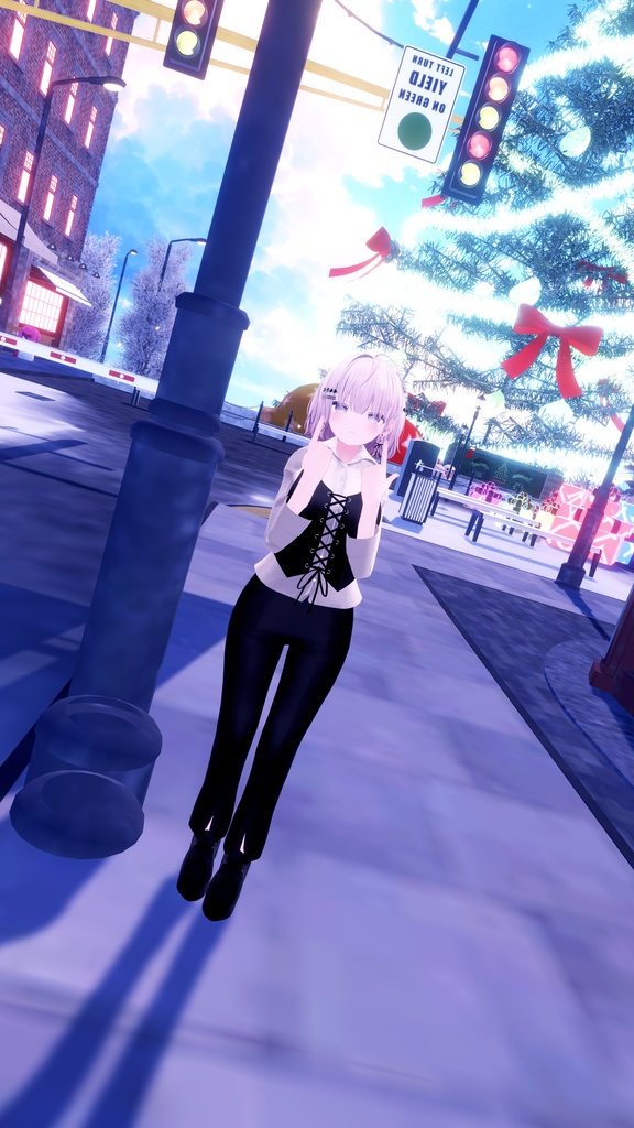 【複数アバター対応】 coolLady 【カジュアルクール-パンツスタイルコーデ】