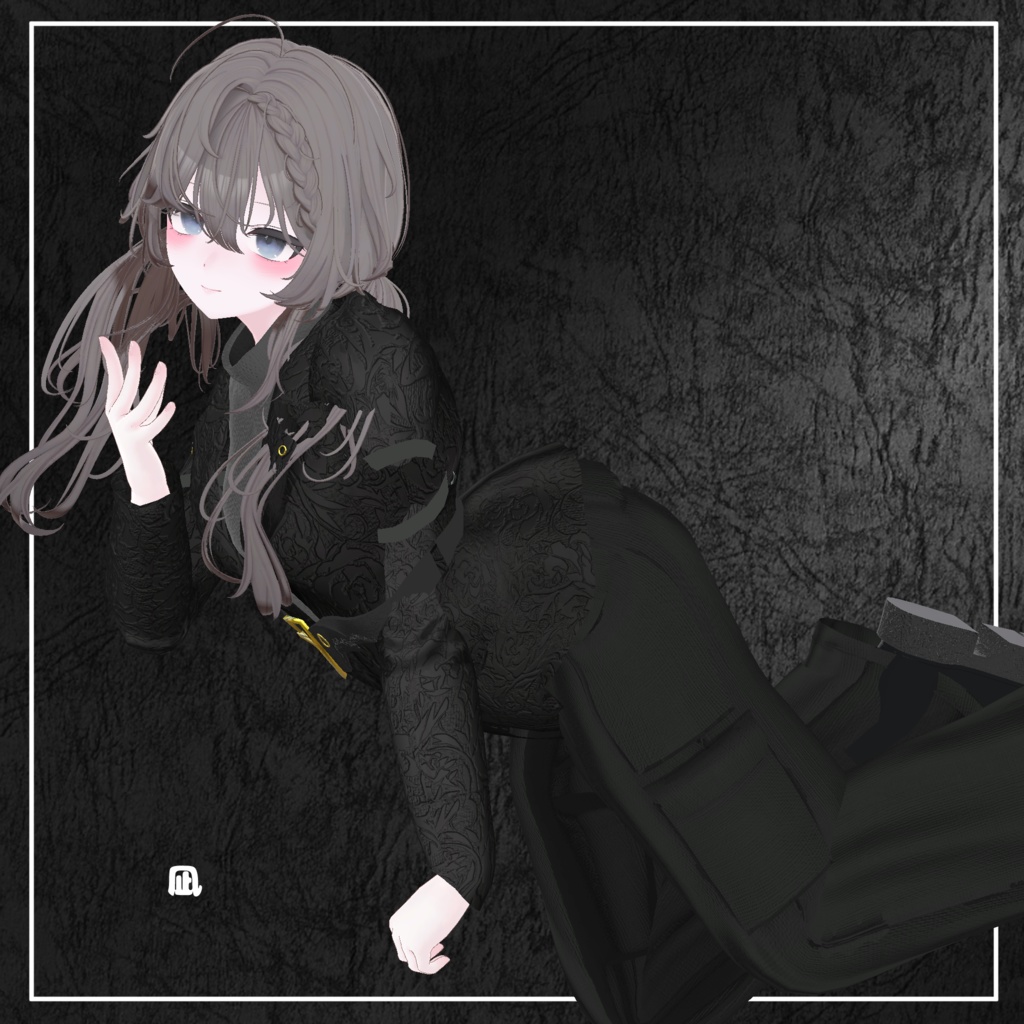 【複数アバター対応】 fleur noire 【マニッシュカーゴ-パンツスタイルコーデ】