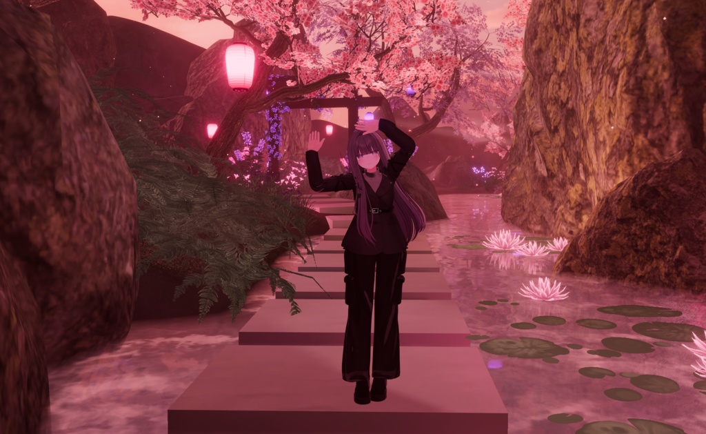 【複数アバター対応】 fleur noire 【マニッシュカーゴ-パンツスタイルコーデ】