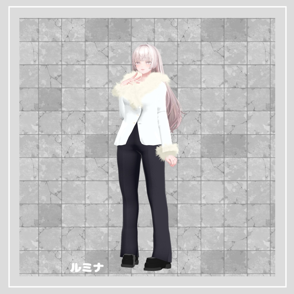 【複数アバター対応】 Cendrillon glace 【ドレッシー-パンツスタイルコーデ】