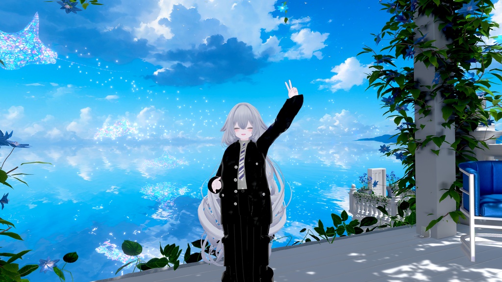 【複数アバター対応】 Captain Marie 【マニッシュ-ストリートパンツスタイルコーデ】