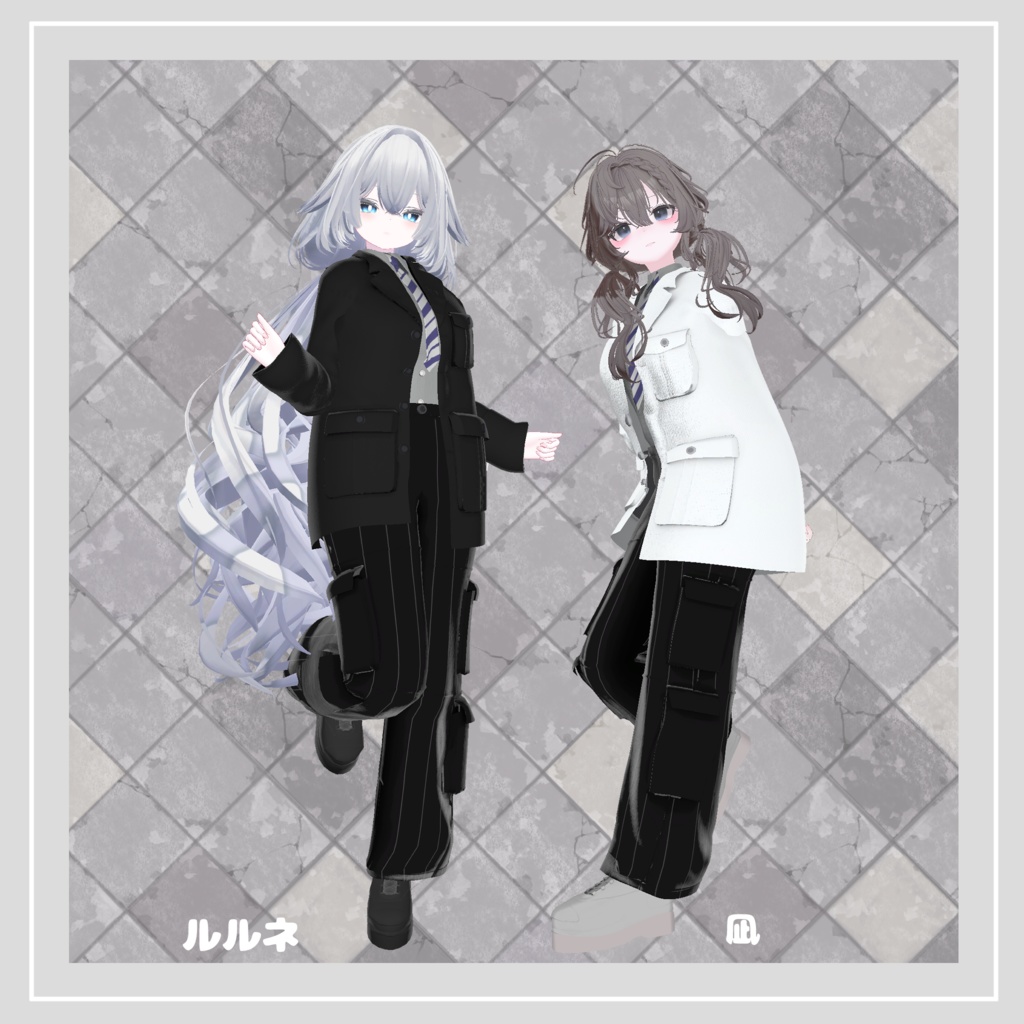 【複数アバター対応】 Captain Marie 【マニッシュ-ストリートパンツスタイルコーデ】