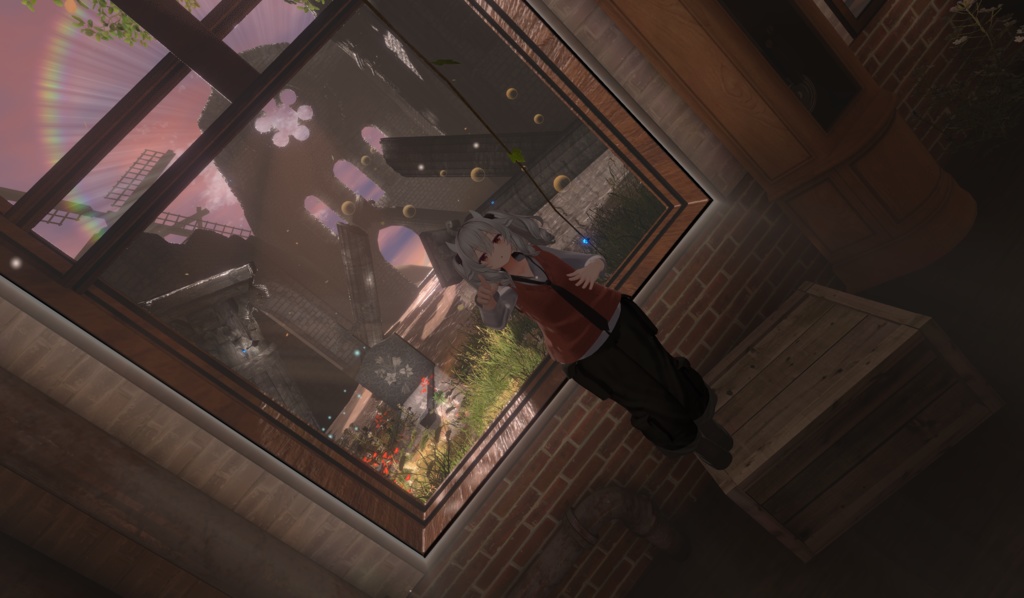 【複数アバター対応】 clown 【マニッシュ-ストリートパンツスタイルコーデ】