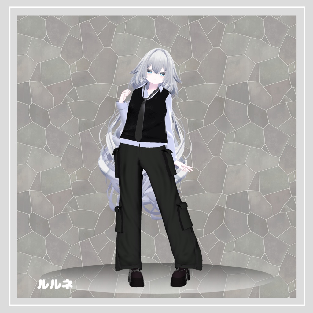 【複数アバター対応】 clown 【マニッシュ-ストリートパンツスタイルコーデ】