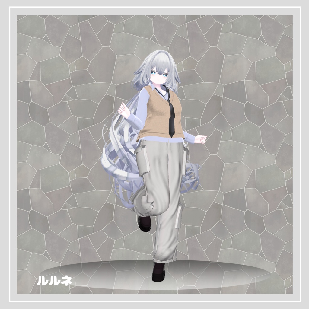 【複数アバター対応】 clown 【マニッシュ-ストリートパンツスタイルコーデ】