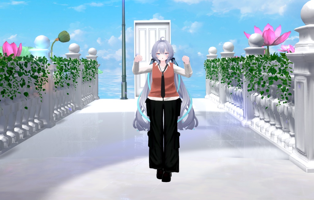 【複数アバター対応】 clown 【マニッシュ-ストリートパンツスタイルコーデ】